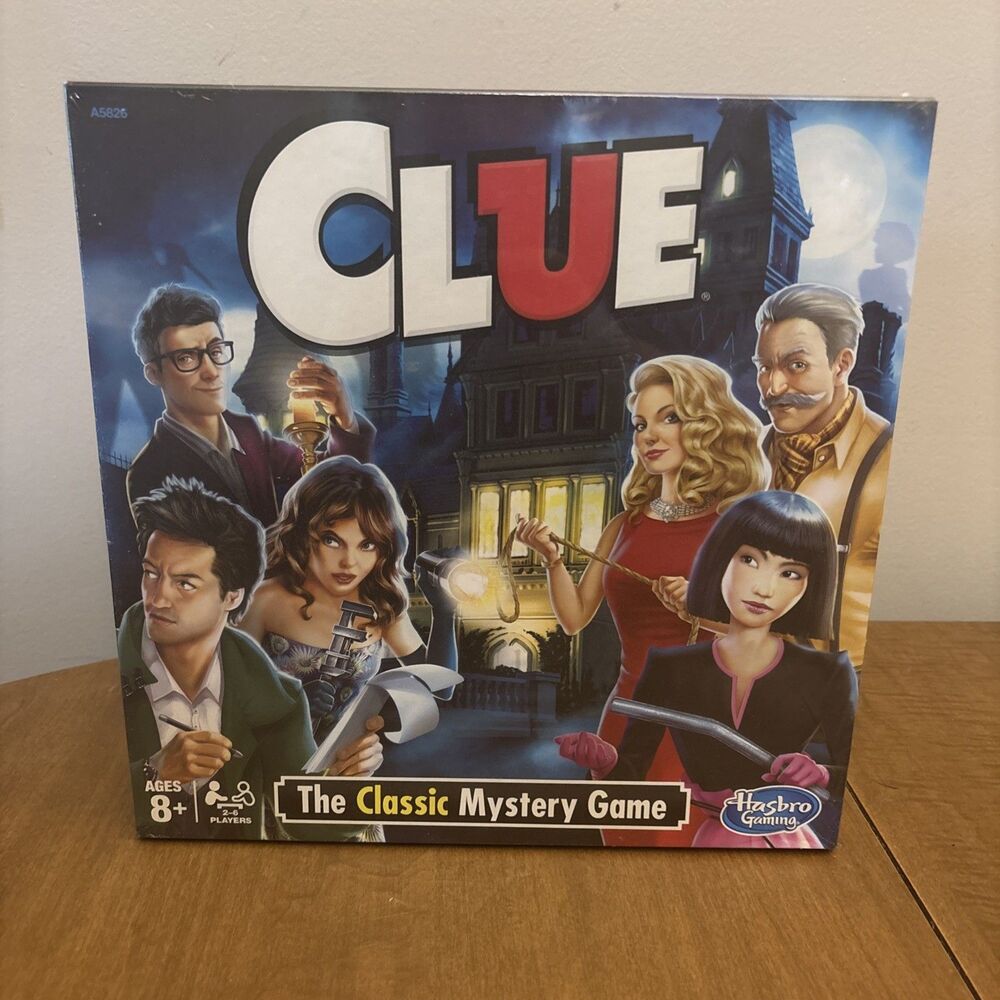 NEW Clue Board Game The Classic Mystery Game - Hasbro Sealed